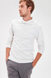 Offwhite Mens Long Sleeve Funnel Neck Textured New Sweatshirt