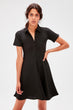 Black Button Knitted Dress