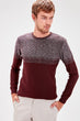 Men Panelled Knitwear Sweater