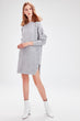 Gray Sim Sweater Dress