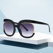 Oversized sunglasses women vintage brand cat eye half frame sun glasses men female lady shades oculos de sol new UV400