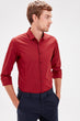 Burgundy Men 'S Shirt