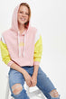 Women Casual Patchwork Hoodies