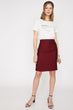 Women Burgundy Skirt