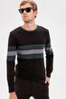 Black Men Panelled Sweatshirt New