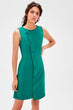 Green Button Dress