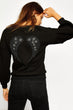 Women Black Sweatshirt