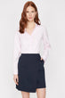 Women Pink Long Sleeve Classic Collar Shirt