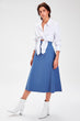 Trendyol Indigo Belt Detail Skirt TWOAW20ET0098