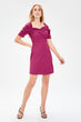 Handles Purple Flounces Dress