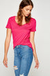 Women Fuchsia T-Shirt