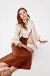 Camel Sweater Skirt