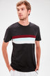 Black Men 'S Cycling Collar Short Sleeve Printed New T-shirt