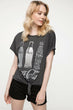 Dark Grey Women Summer Casual T Shirt