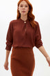 Woman Long Sleeve Blouse
