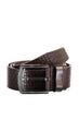Brown Men Genuine Leather Textured Belt