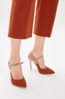 Tan Suede Women 'S Heels Shoes