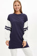 Woman Long Sleeve Knitted Tunic