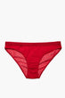 Women Red Lace Detail Panties