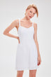 White Halter Dress