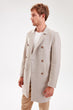 Cream Men 'S Coat New