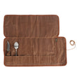 Outdoor Hunting Camping Hiking Picnic Mat Handmade Tools Kits Canvas Cushion Pad Roll Pouch