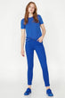 Women 'S Blue Narrow Cut Pants