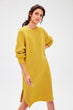 Yellow Sim Detailed Sweater Dress