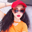 new Fashion Oversize Sunglasses Women Bat Sharp Shades Sun glasses Rivet Big Frame Sunglass Personality Dance Party Glasses