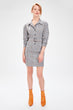 Gray Plaid  Dress