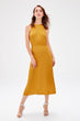 Mustard Bike Collar Dress