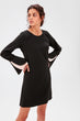 Black Sleeve Detail Dress