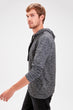 Anthracite Men Long Sleeve Cycling Neck Mealy New Sweatshirt