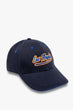 "Male Navy Blue Printed Embroidered Hat