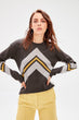 Anthracite Patterned Knitwear Sweater TWOAW20FH0027