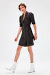 Black Belted Jacket Dress