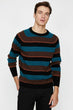 Men Striped Sweater