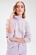 Lilac Embroidered Sweater