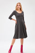 Anthracite Basic Knit Dress