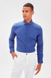 New Men 'S Shirt Collar Extra Slim Fit Shirt