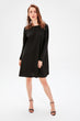 Black Basic Knit Dress