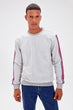 Gray Men 'S Long Sleeve Cycling Neck New Sweatshirt