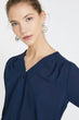 Women Navy Blue Blouse