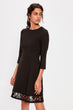 Black Ruched Dress