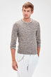 Green New Men 'S Striped Sweater