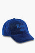 "Women 'S Navy Blue Embroidered Hat "
