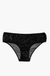 Women Black Pattern Panties