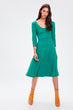 Emerald green Basic Knit Dress