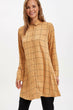 Woman Long Sleeve Woven Tunic