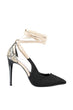 Black Suede Women 'S High-Heeled Shoes